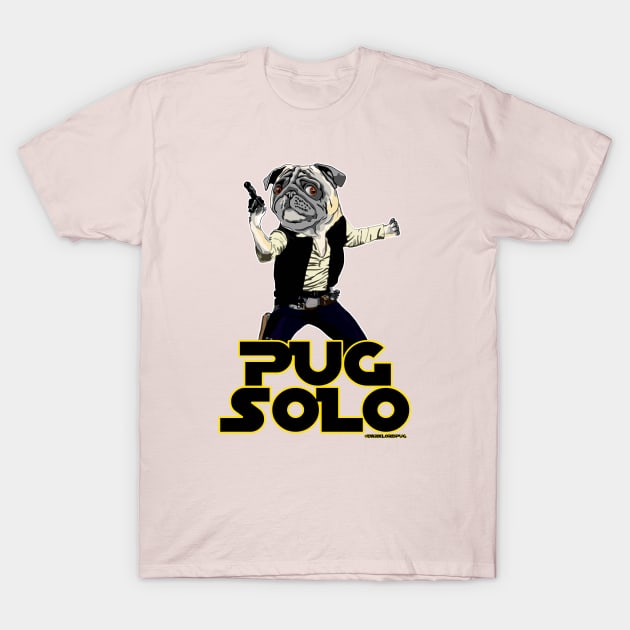 PUG SOLO T-Shirt by darklordpug